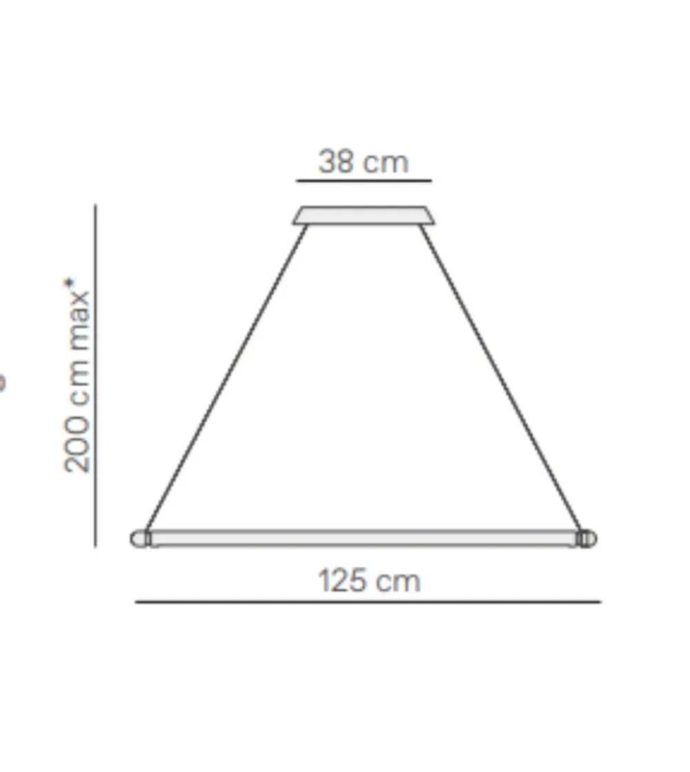 Lampada A Sospensione A Led Linea H -...