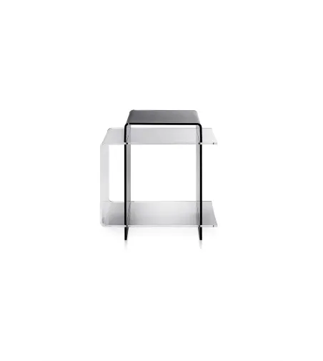 70'S Clear Smoked Coffee Table - Iplex