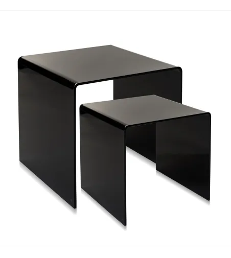 Set 80'S Black Coffee Tables - Iplex