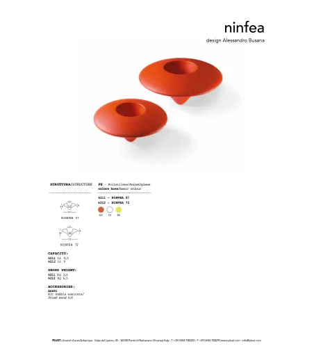 Vaso Ninfea - Plust