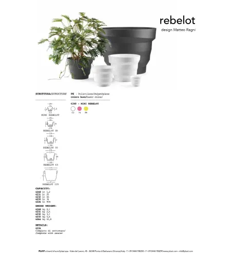 Plust - Mini Rebelot Vase
