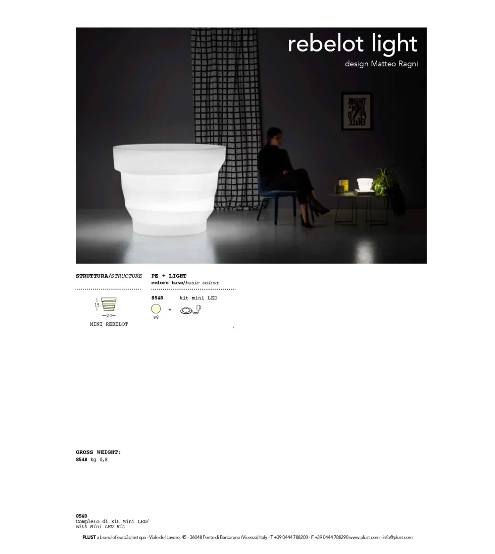 Vase Rebelot Mini - Plust