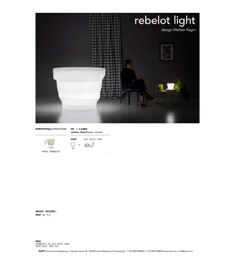 Vase Rebelot Mini - Plust