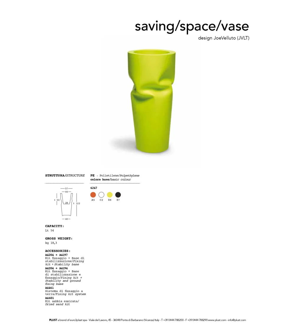 Vaso Saving Space - Plust