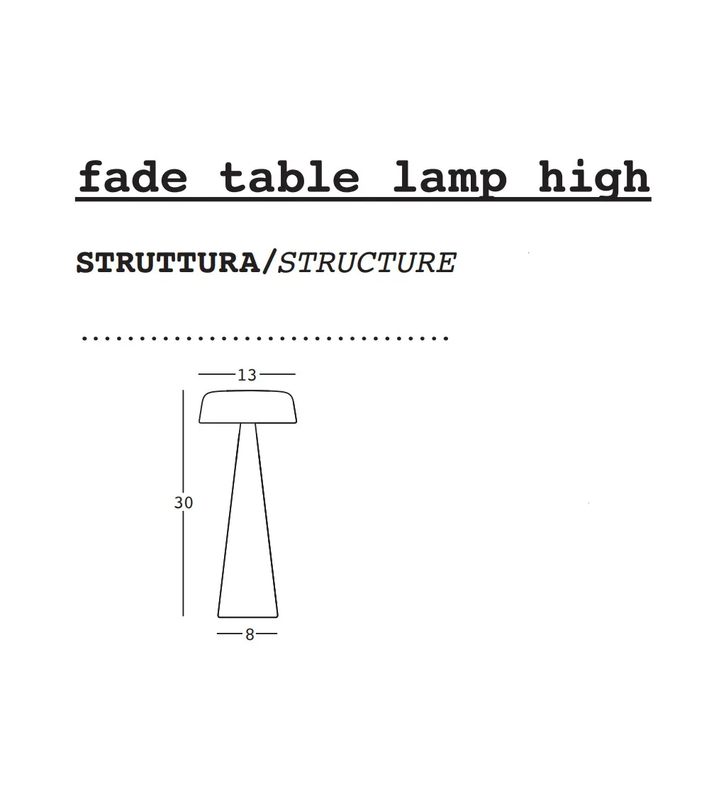Lampe de Table Fade High - Plust