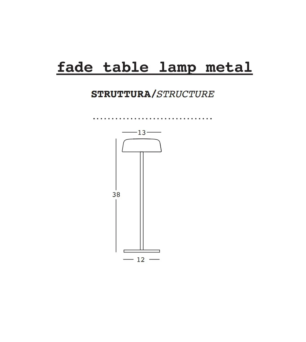 Plust - Fade Metal Table Lamp