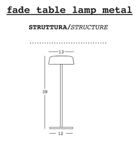 Plust - Fade Metal Table Lamp