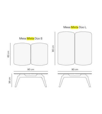 Nomon - Mixta Duo Couchtisch 2