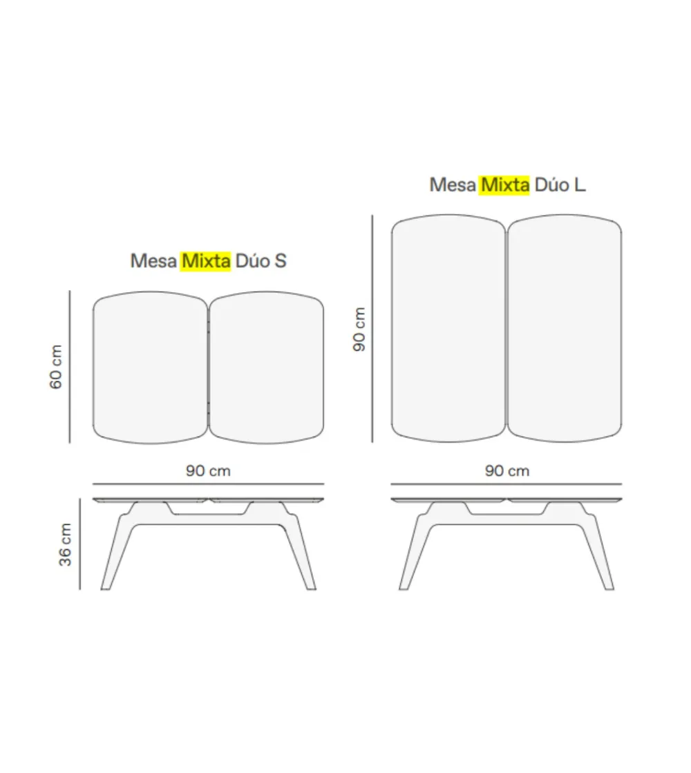 Nomon - Mixta Duo Coffee Table