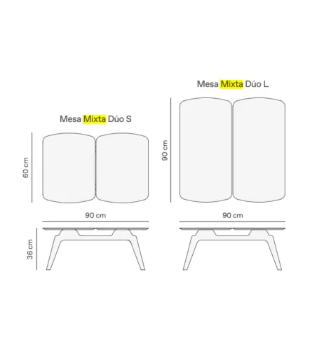 Nomon - Mixta Duo Coffee Table