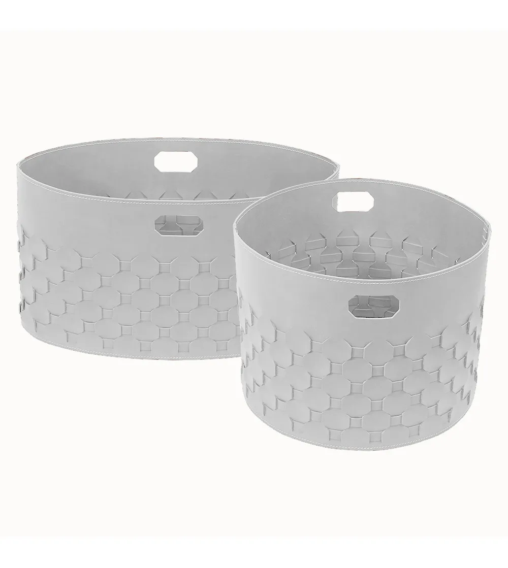 Panier Tissé Rond Ezago - Limac Design
