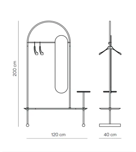 Nomon - Arco Bodengarderobe