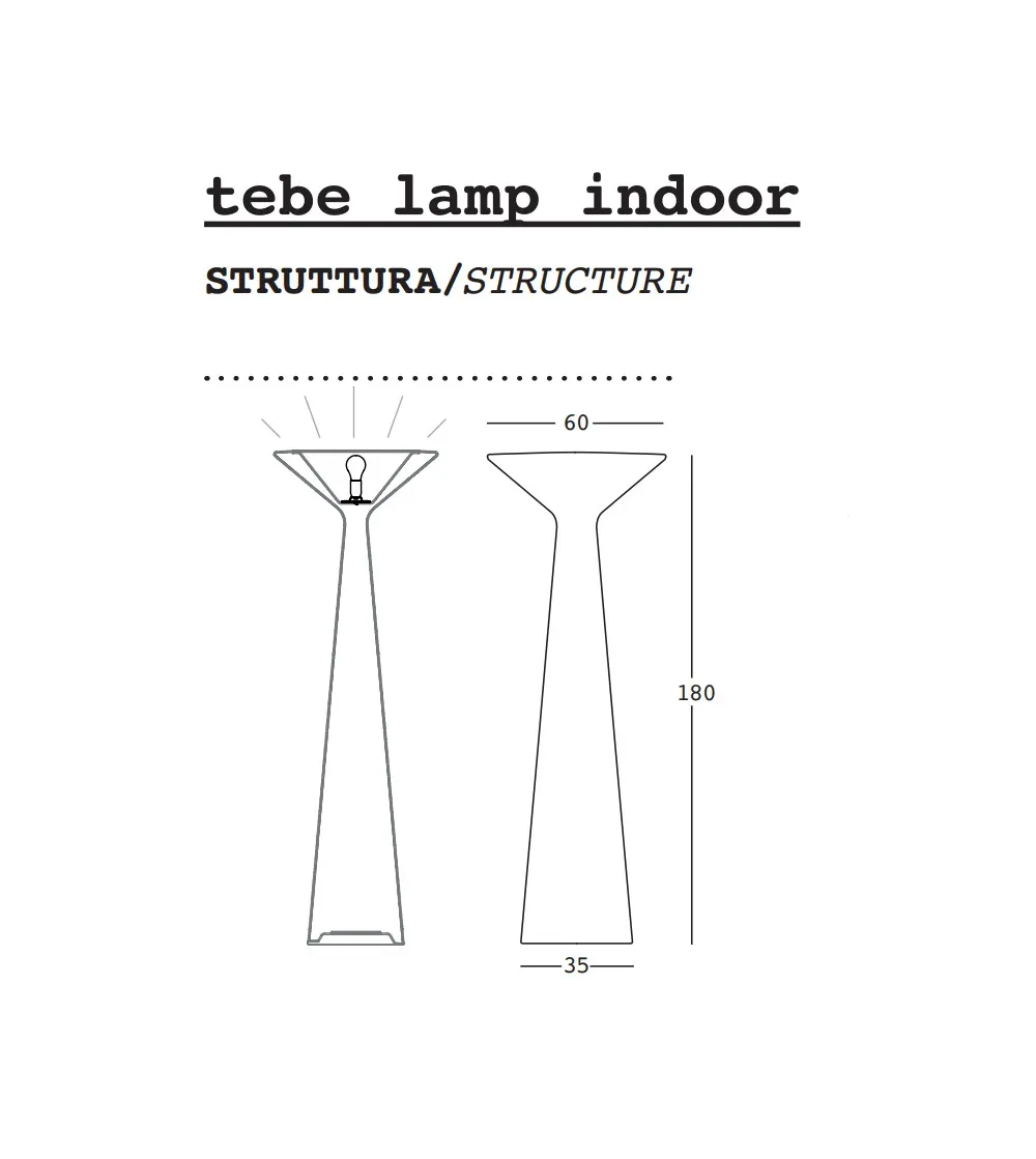 Lampada da Terra Tebe - Plust