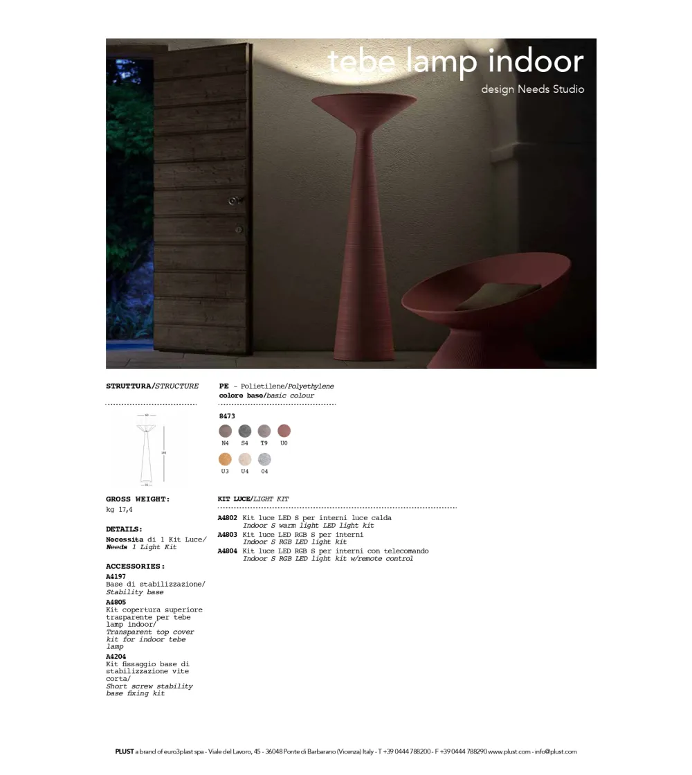 Plust - Tebe Stehlampe