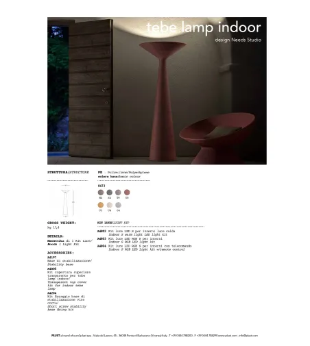 Plust - Tebe Stehlampe