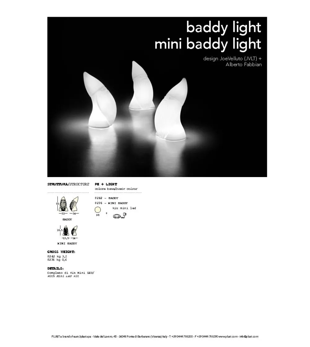 Statuette Baddy Light - Plust