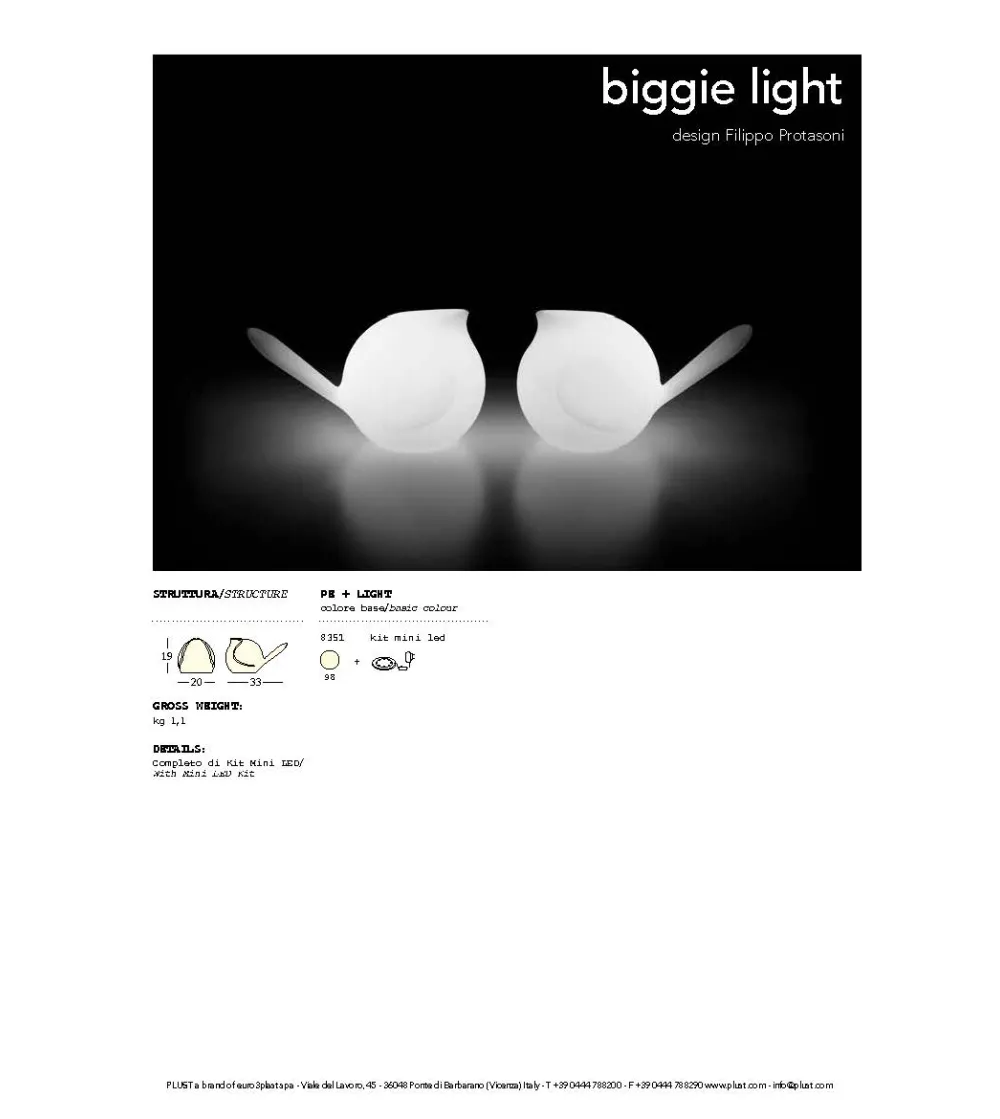 Statuette Biggie Light - Plust