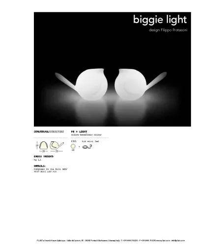 Estatuita Biggie Light - Plust