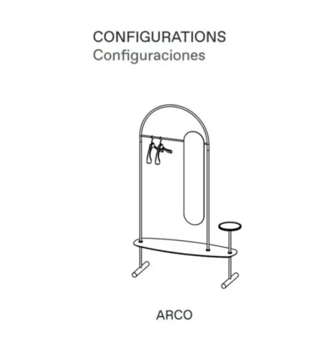 Nomon - Arco Floor Coat Hanger