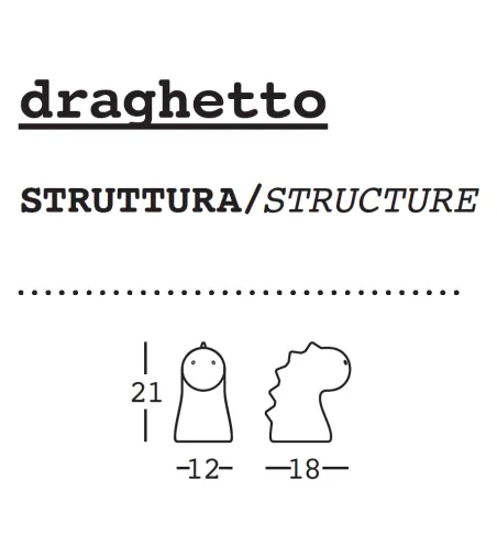 Statuette Drago Light - Plust