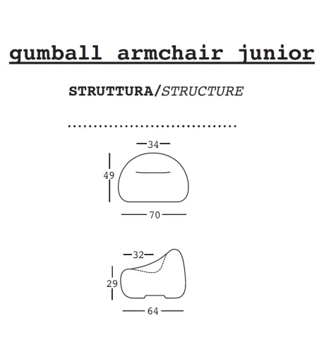 Sillón Gumball Junior - Plust