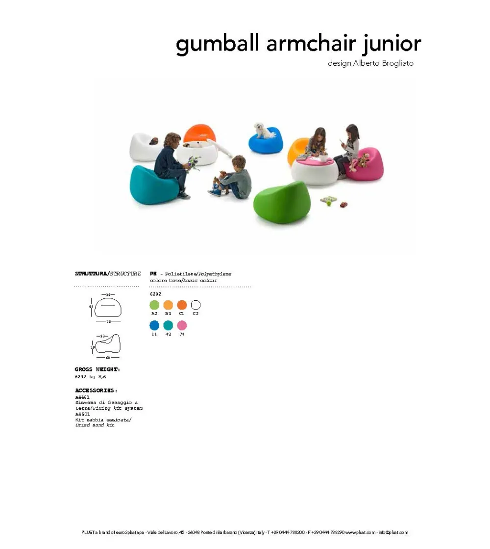 Sillón Gumball Junior - Plust