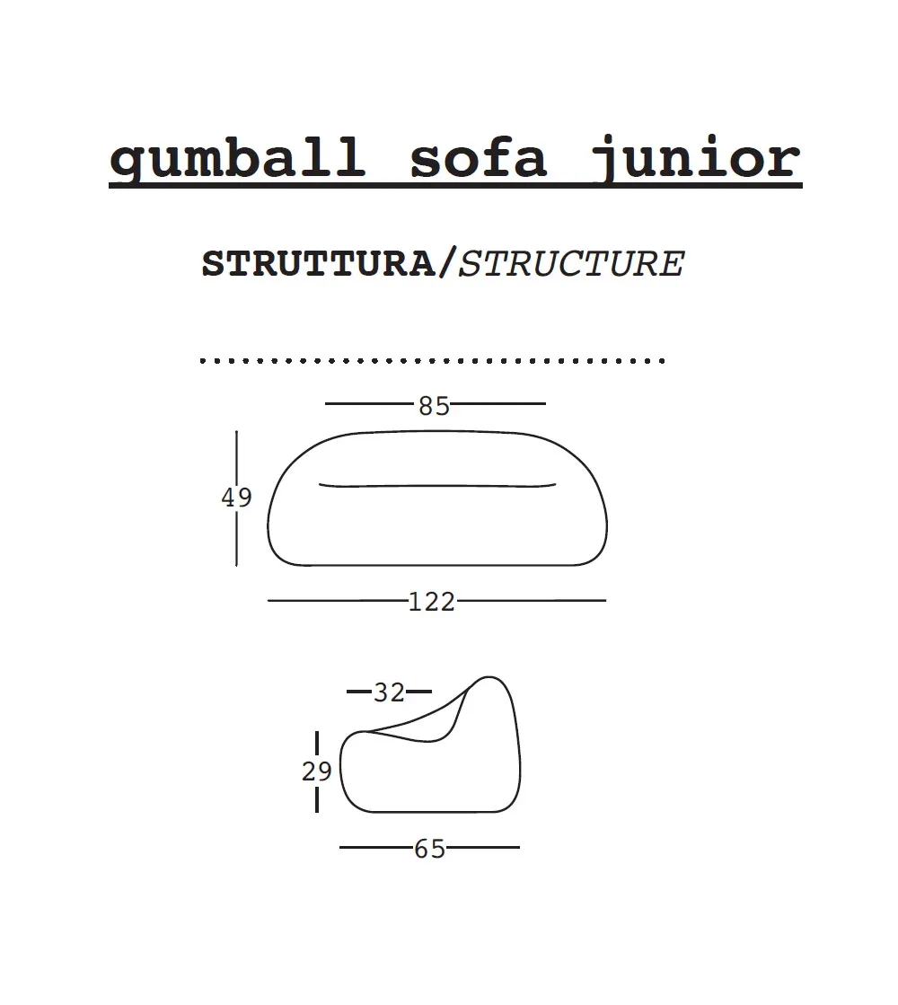 Sofá Gumball Junior - Plust