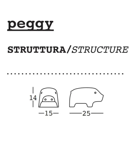 Statuetta Peggy - Plust