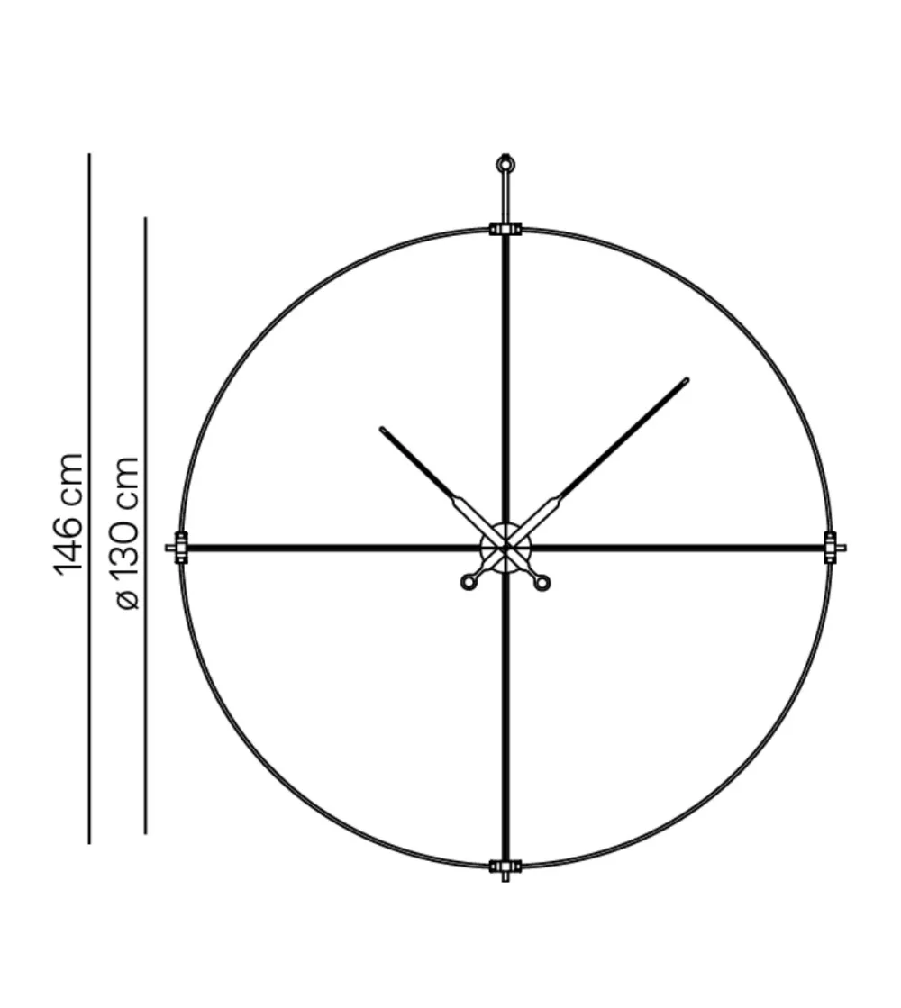 Horloge Murale Del Mori Premium - Nomon