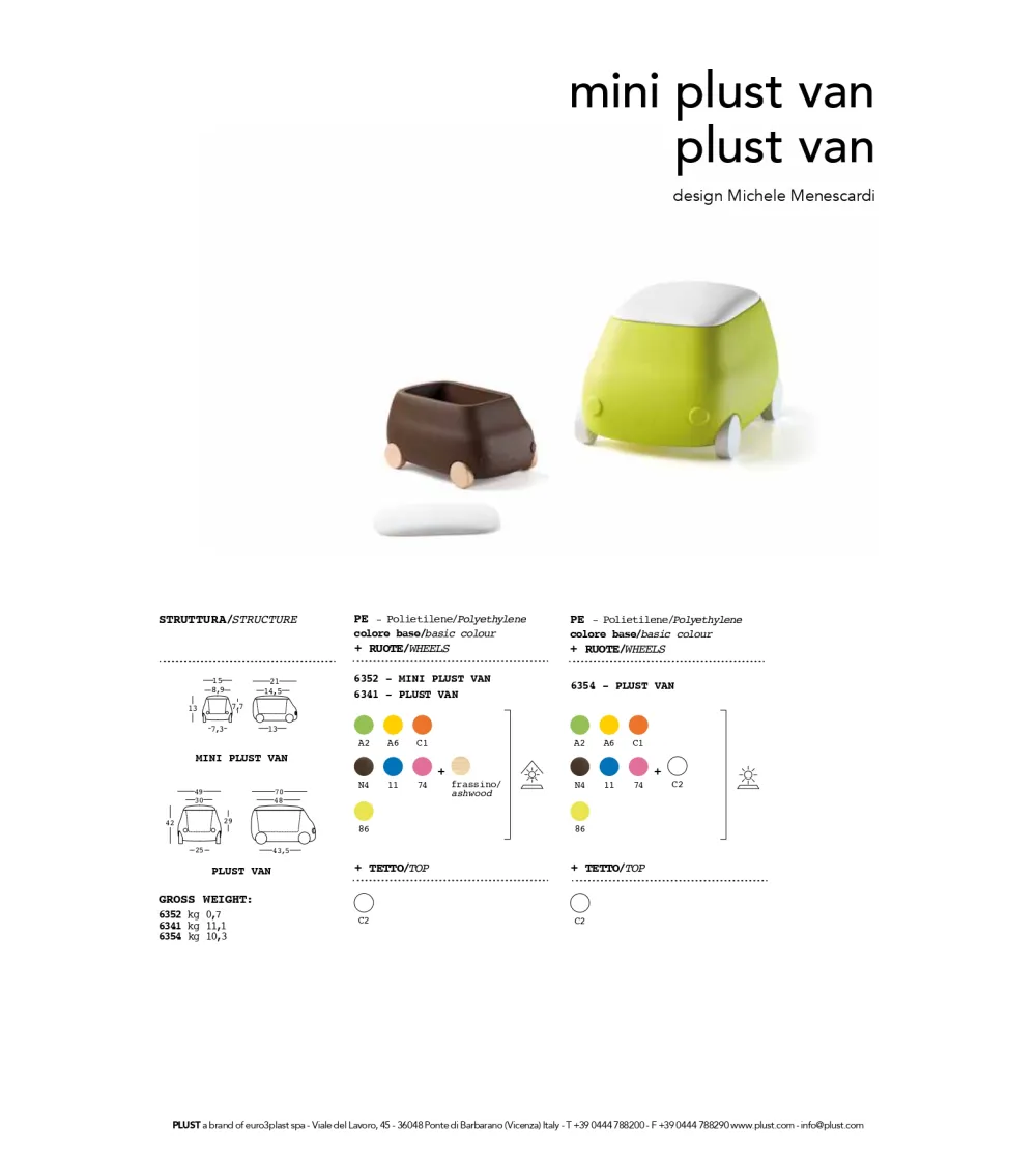 Récipient Van - Plust