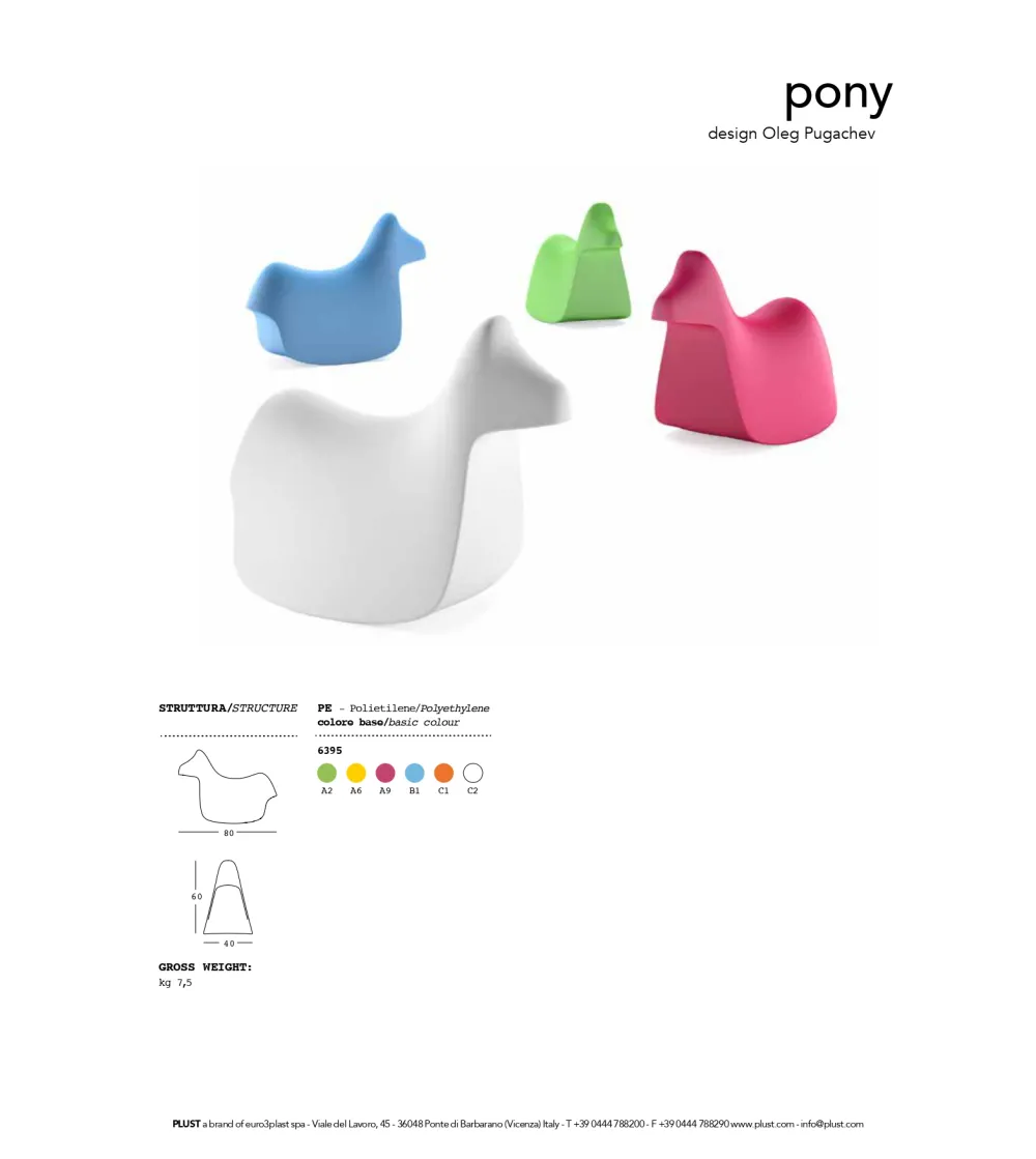 Statuetta Pony - Plust