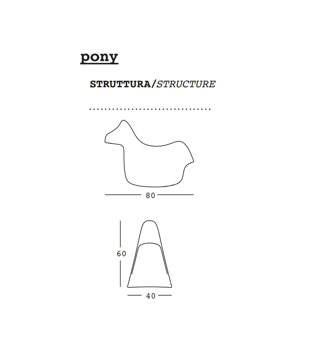 Statuette Pony - Plust