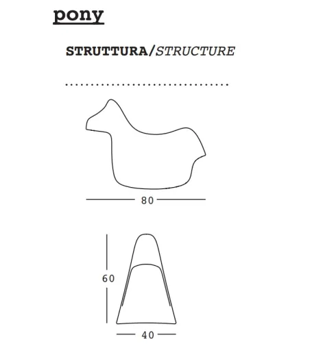Statuette Pony - Plust