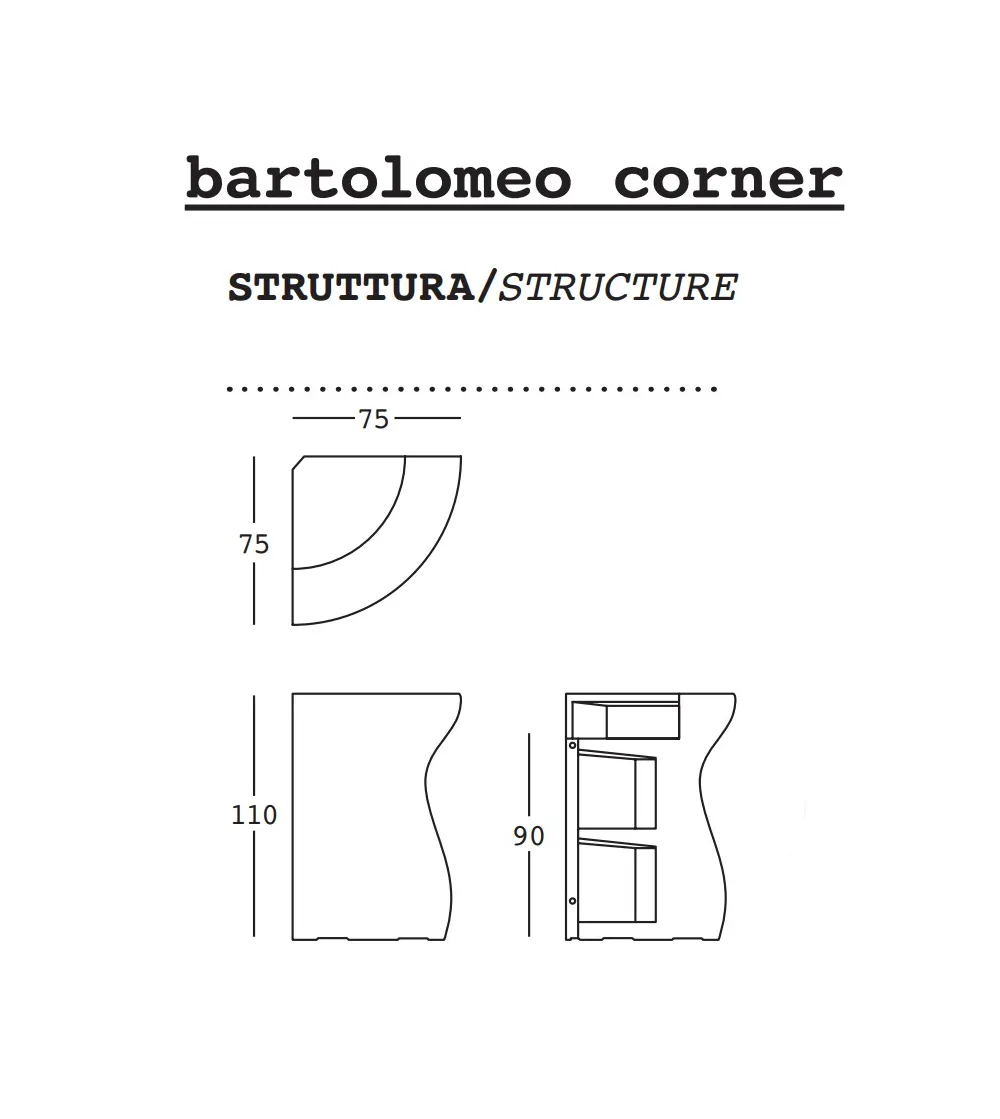 Bancone ad Angolo Bartolomeo - Plust