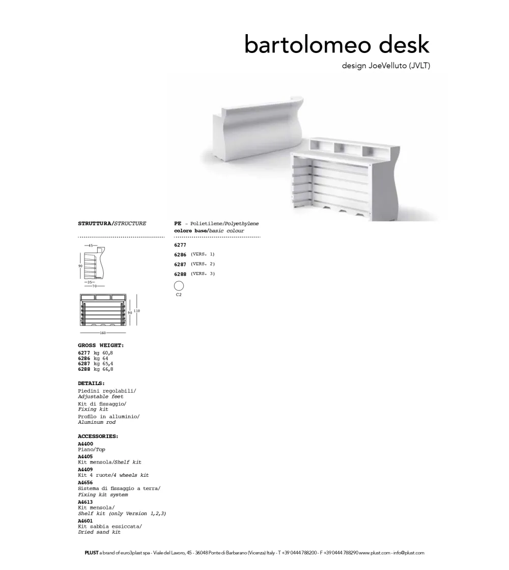 Bancone Bartolomeo - Plust