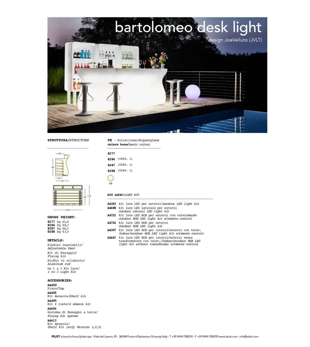 Comptoir Bartolomeo - Plust