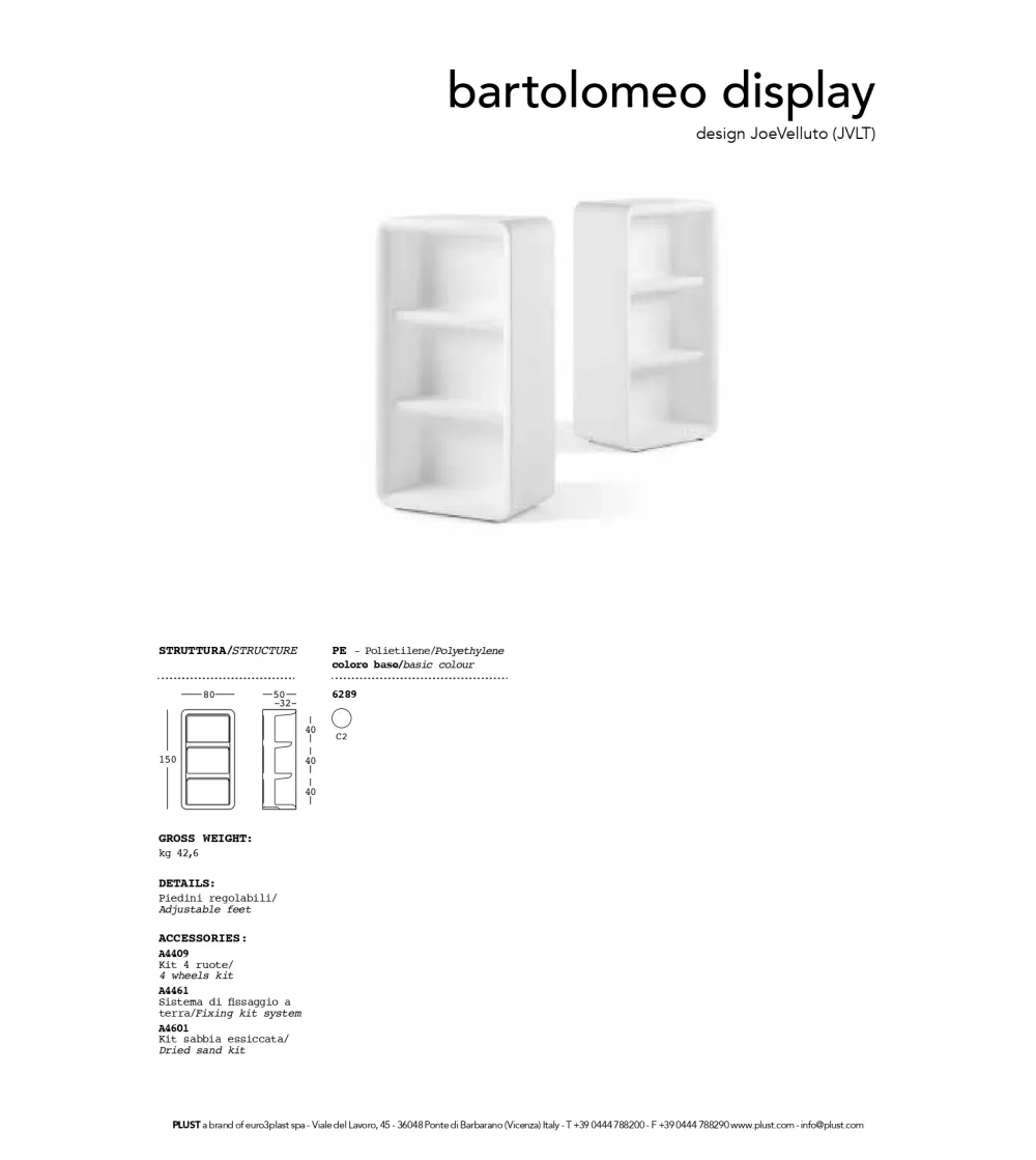 Exposant Bartolomeo - Plust