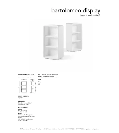Espositore Bartolomeo - Plust