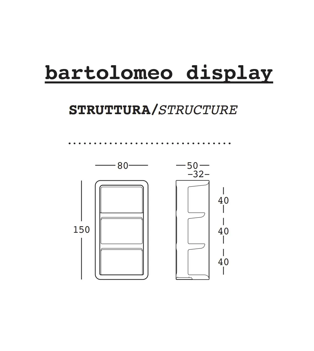 Espositore Bartolomeo - Plust
