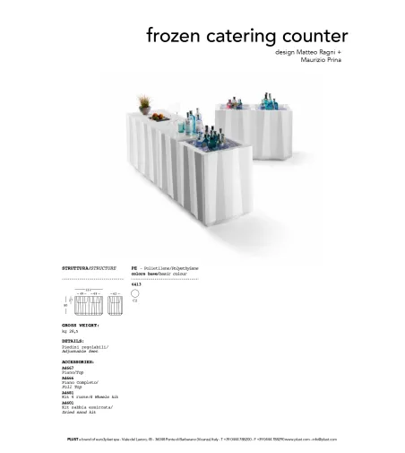 Comptoir de Restauration Frozen - Plust