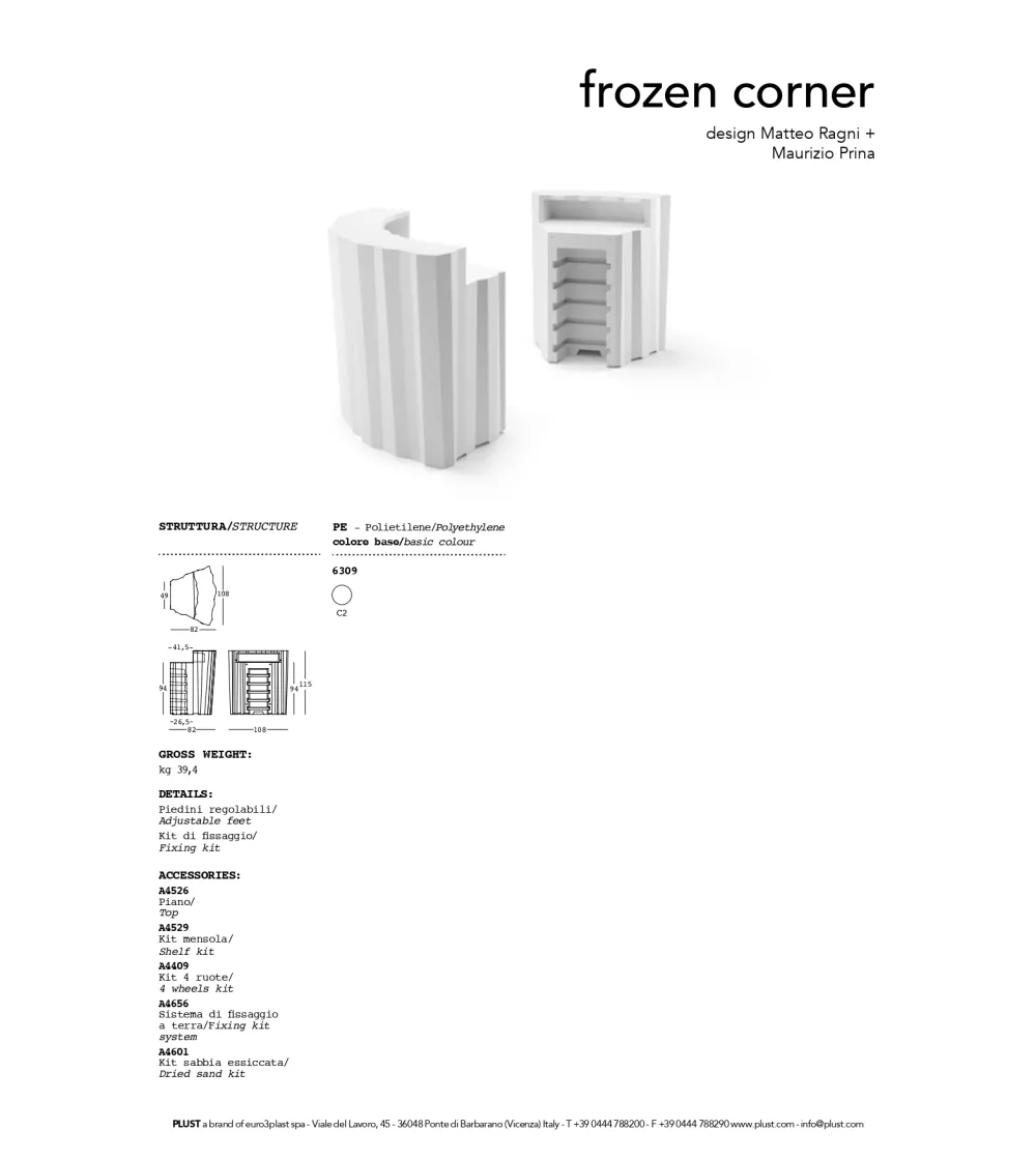Contador Esquinero Frozen - Plust