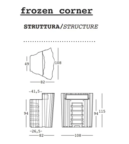 Comptoir d'Angle Frozen - Plust