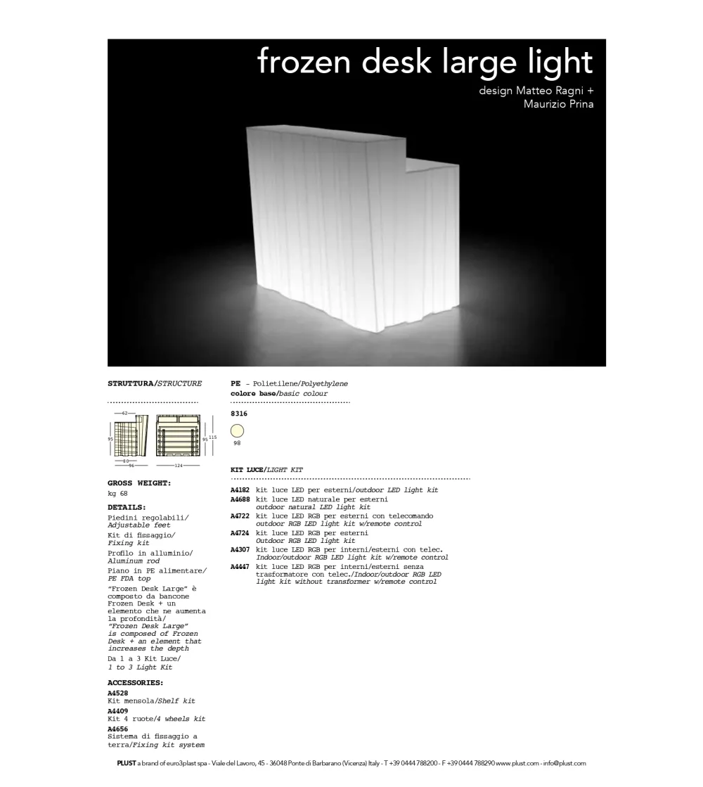 Comptoir Frozen Large - Plust