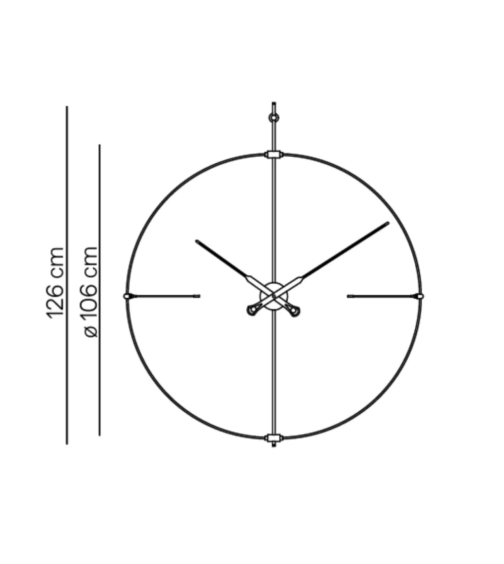 Nomon - Bilbao Premium Wanduhr