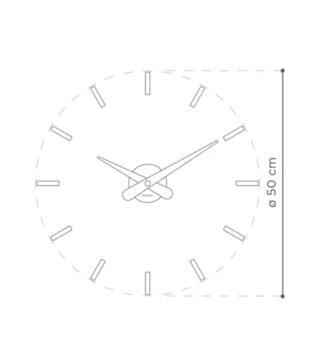Nomon - Puntos Suspensivos Wall Clock PSI012