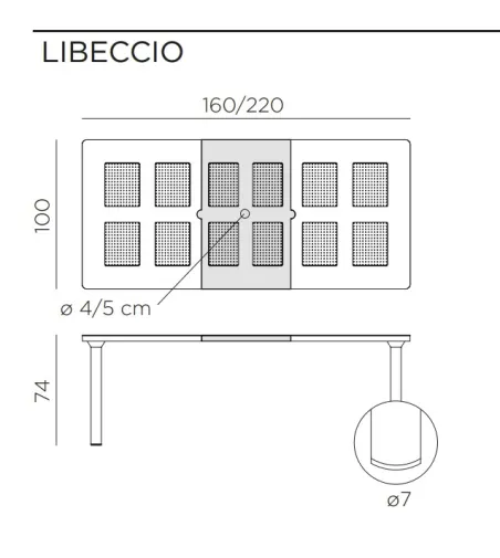 Tavolo Allungabile Libeccio - Nardi