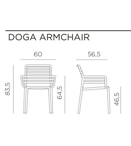 Juego 6 Sillones Doga - Nardi