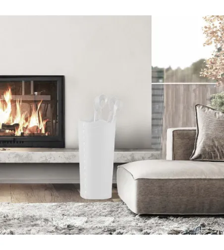 Set Efesto Fireplace Tool Container With Tools  - Limac Design