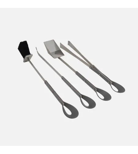 Set Efesto Fireplace Tool Container With Tools  - Limac Design