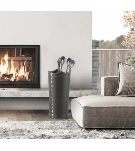 Ensemble Conteneur Avec Outils Cheminée Efesto - Limac Design